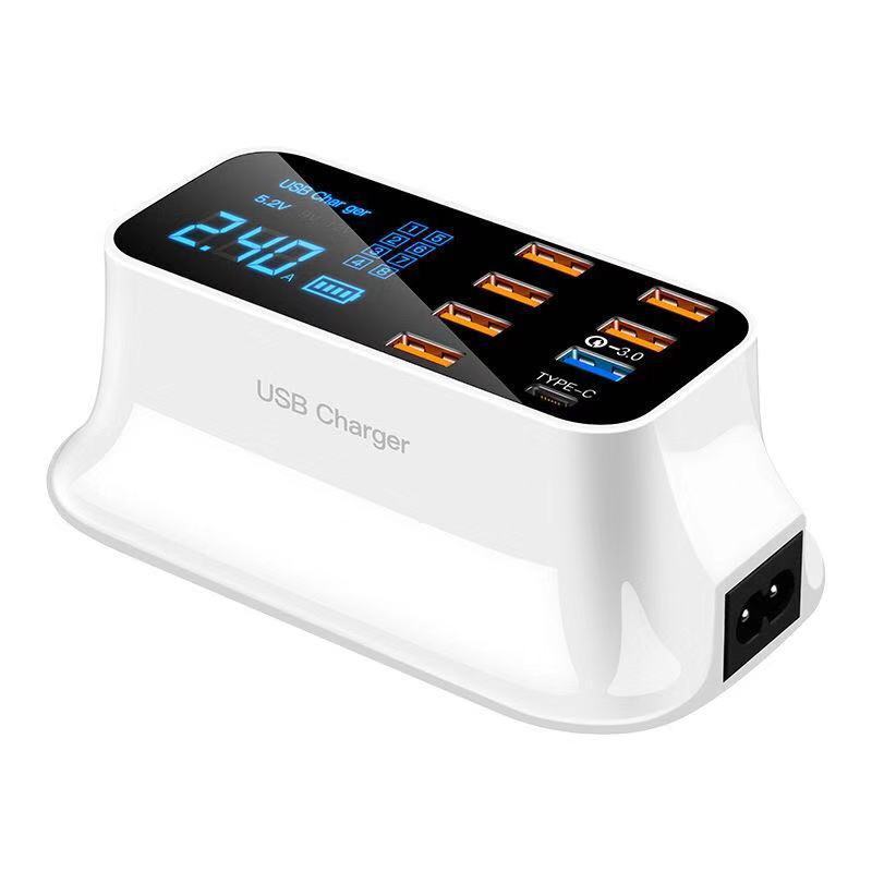 PowerDock™ 6-Port Smart USB Charger | Quick Charge 3.0 + LED Display