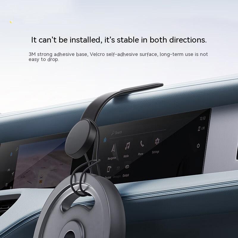 MagSafe Car Phone Holder with 15W Wireless Charger – Magnetic, Rotatable, High Stability