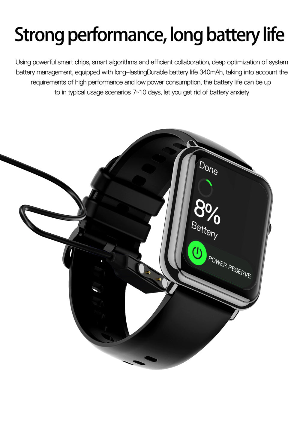 Smart Health Watch – Waterproof, Elegant & Accurate