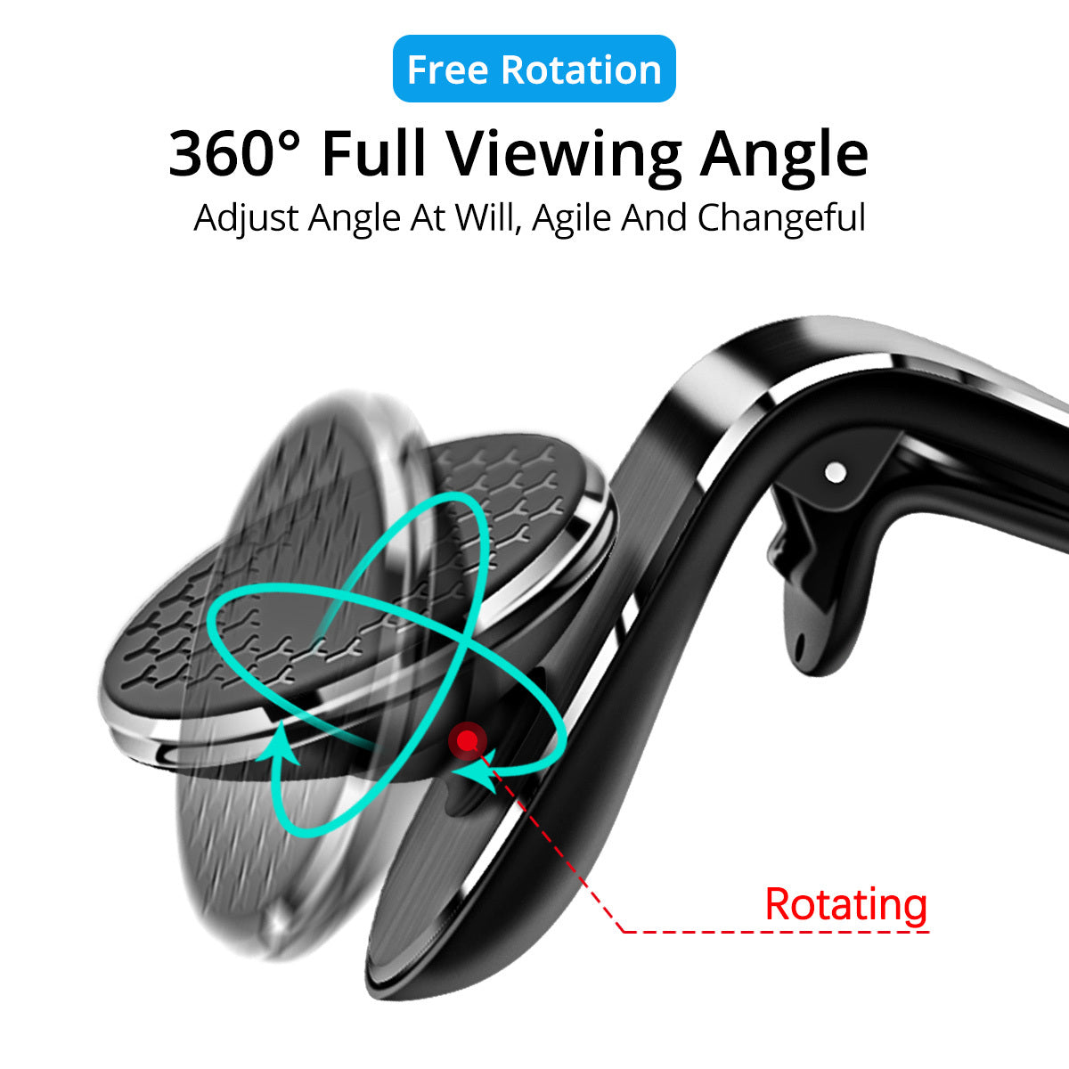 Magnetic Car Phone Holder – Ultra Compact & Secure Grip
