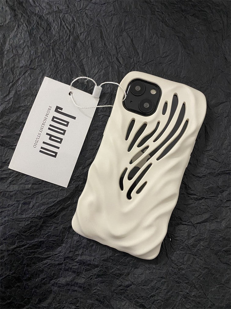 Wind Hollow Carved Case – Compatible with iPhone 13 / 14 / 15