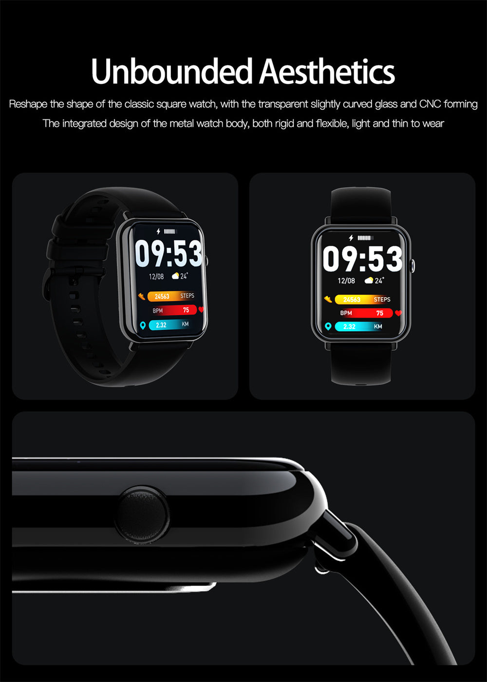 Smart Health Watch – Waterproof, Elegant & Accurate
