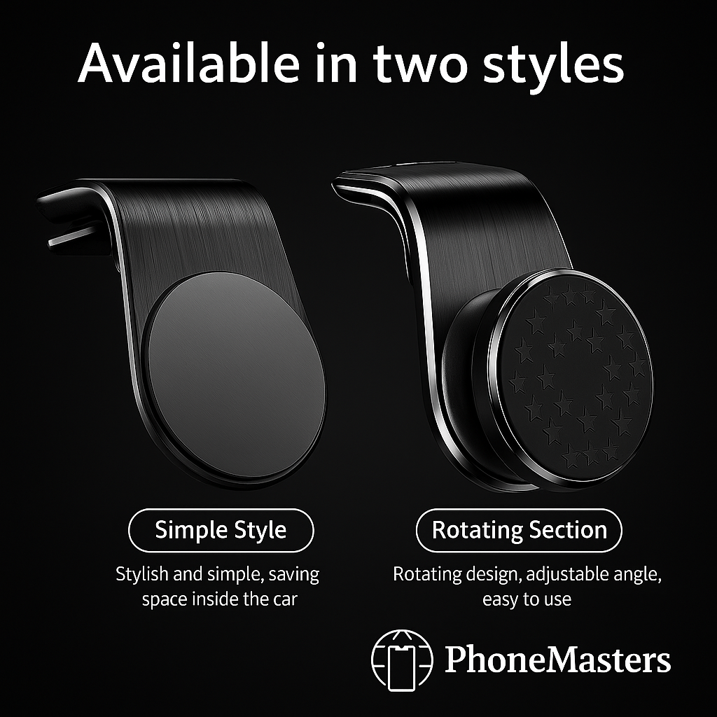 Magnetic Car Phone Holder – Ultra Compact & Secure Grip