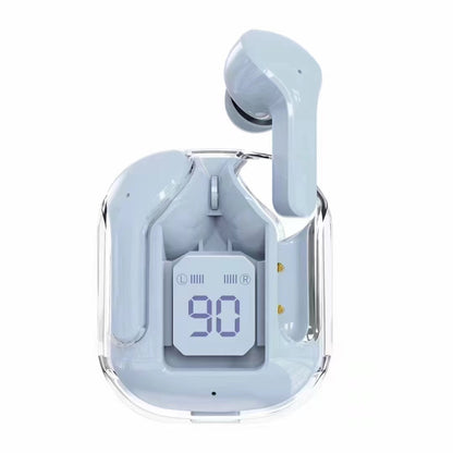 GlowBuds™ Transparent Wireless Earbuds with Digital Display – Sport Edition