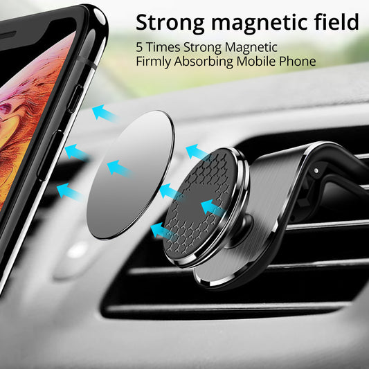 Magnetic Car Phone Holder – Ultra Compact & Secure Grip