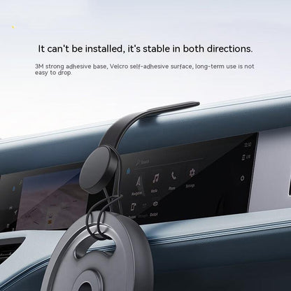 MagSafe Car Phone Holder with 15W Wireless Charger – Magnetic, Rotatable, High Stability