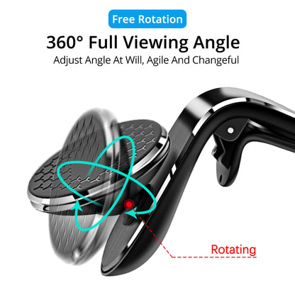 Magnetic Car Phone Holder – Ultra Compact & Secure Grip