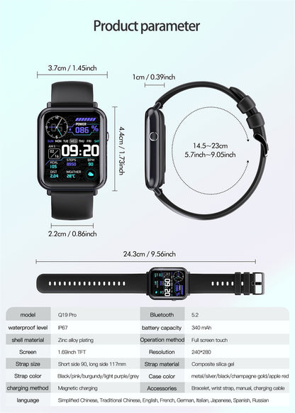 Smart Health Watch – Waterproof, Elegant & Accurate