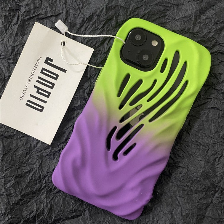 Wind Hollow Carved Case – Compatible with iPhone 13 / 14 / 15