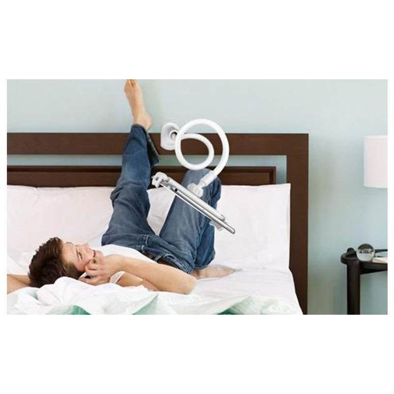 360° Flexible Lazy Stand – Universal Spiral Holder for Phone & Tablet