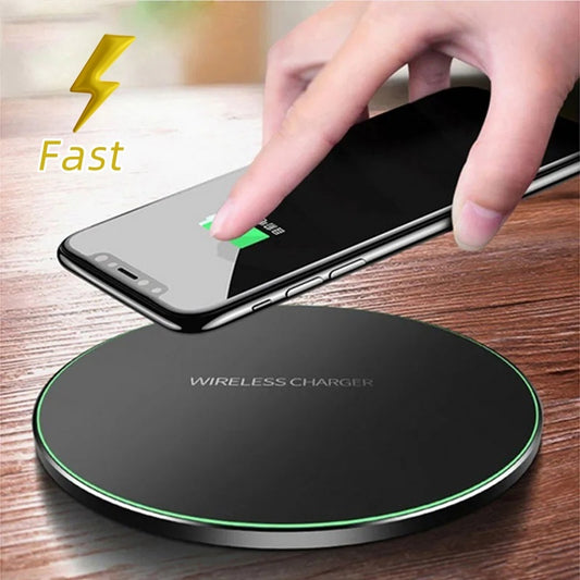 Wireless Fast Charging Pad – Sleek & Ultra-Speed Charging for iPhone & Samsung