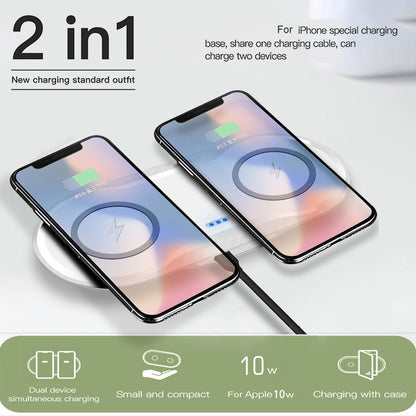Dual Wireless Charger – Power Up Two Devices at Once