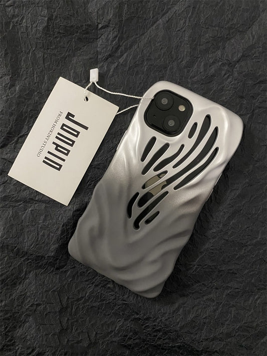 Wind Hollow Carved Case – Compatible with iPhone 13 / 14 / 15