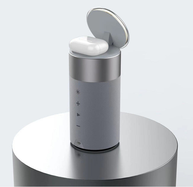 PowerDock™ 3-in-1 Wireless Charging Station with Bluetooth Speaker & Touch Lamp