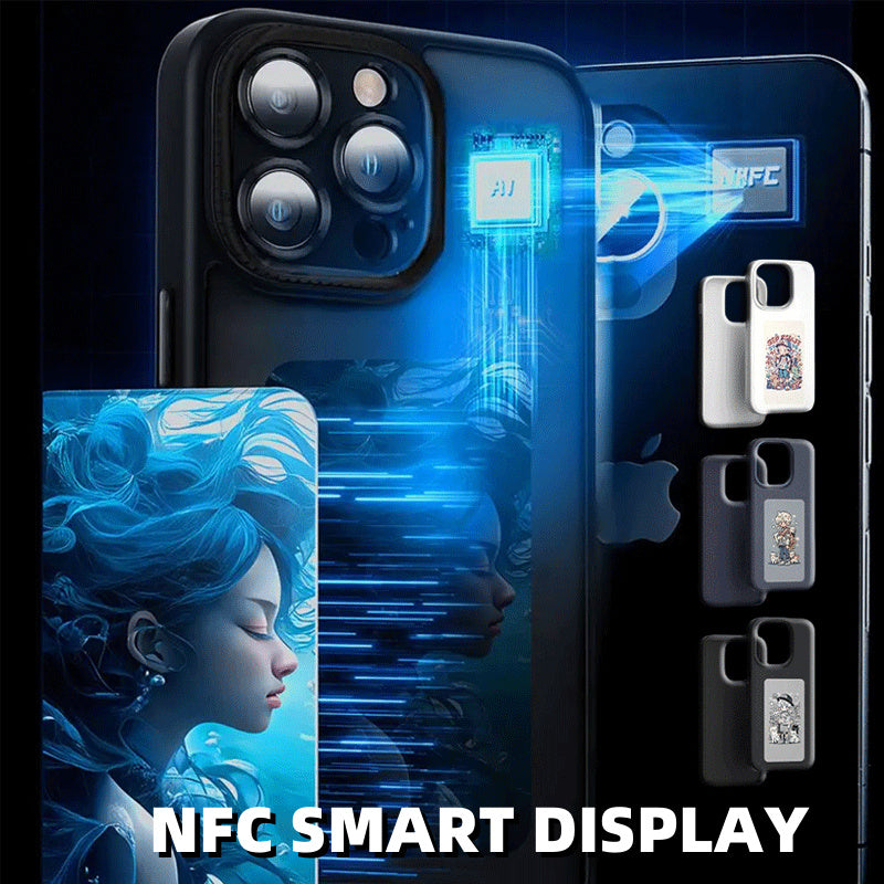 E-Ink Screen Smart Case – Personalized Battery-Free Display
