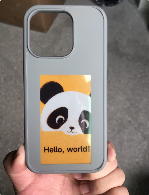 E-Ink Screen Smart Case – Personalized Battery-Free Display
