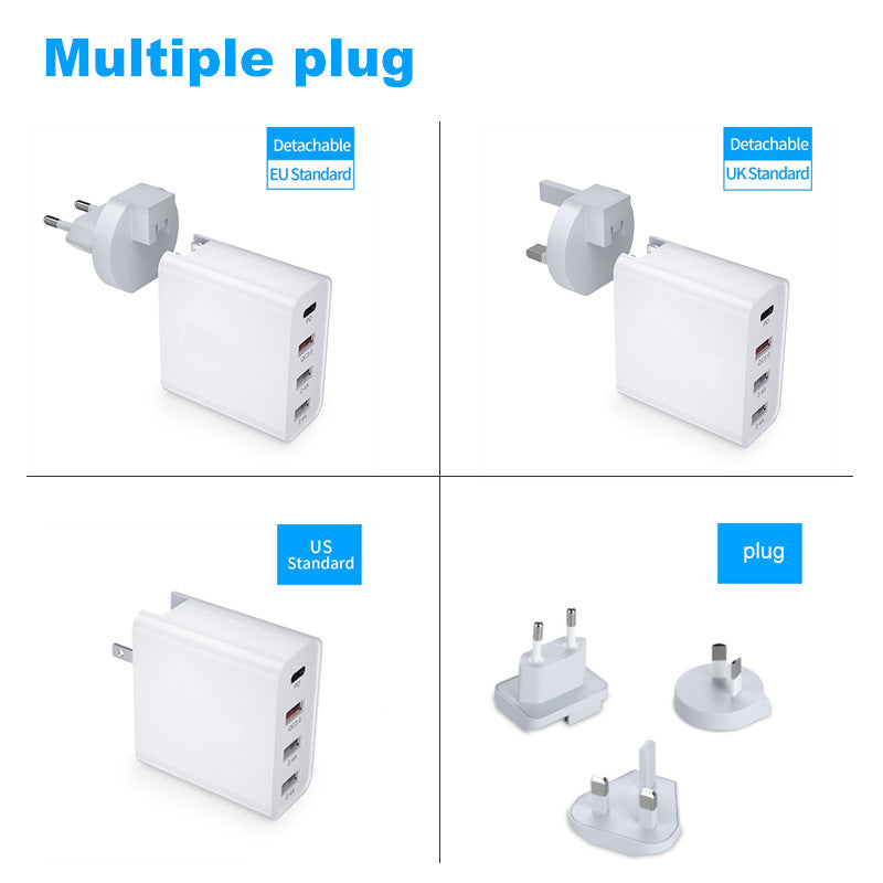PowerMax™ 48W | Triple Port Fast Charger (PD + QC 3.0 + USB)