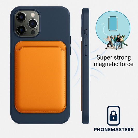 MagSafe Leather Wallet – Magnetic Card Holder for iPhone 14/13/12 Series