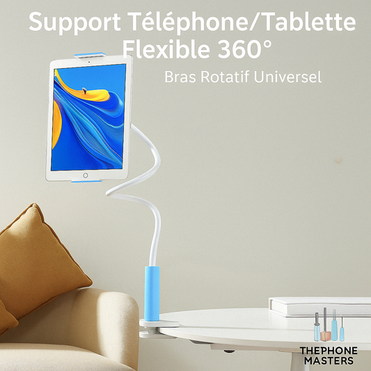 360° Flexible Lazy Stand – Universal Spiral Holder for Phone & Tablet