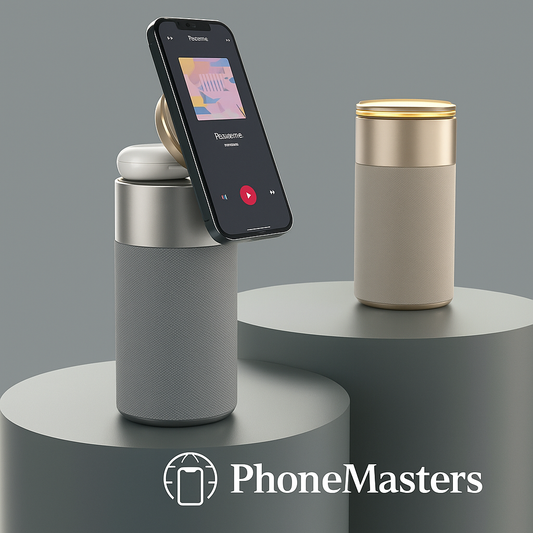 PowerDock™ 3-in-1 Wireless Charging Station with Bluetooth Speaker & Touch Lamp